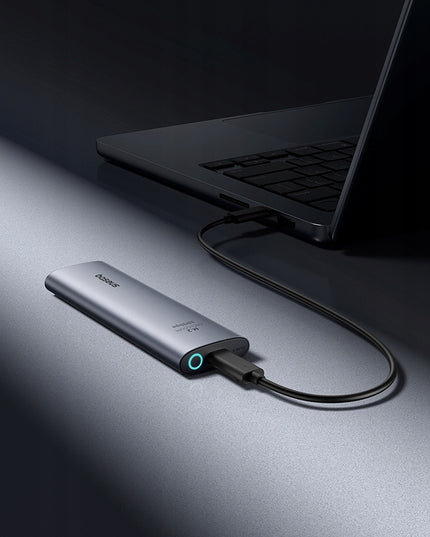 BASEUS M.2 NVMe 10 Gb/s išorinis SSD dėklas iki 8TB