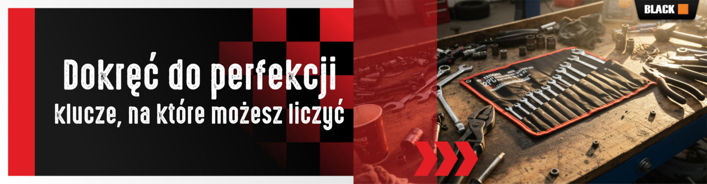 KOMPLEKT RAKTŲ, PLOKŠČIAS-ŽIEDINIS, 6-22mm, COLD STEMP HEATED, 12 vnt., CRV BLACK