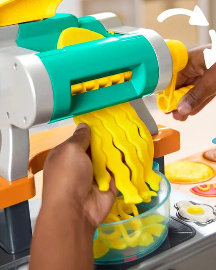 PLAY-DOH plastilinas „Super“ virtuvė su garsais, 6 indeliai ir priedai G2309
