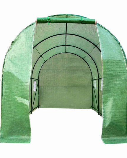 Holla Garden plėvelinis šiltnamis 350x200 cm, žalias, 7 m², 6 langai