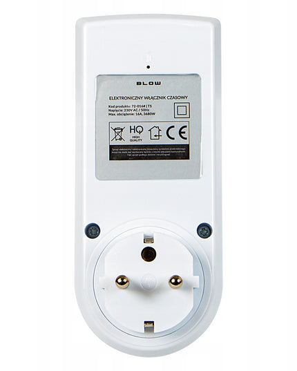 Skaitmeninis laikmačio programuotojas LCD jungiklis su tvarkaraščiu ir lenkų meniu