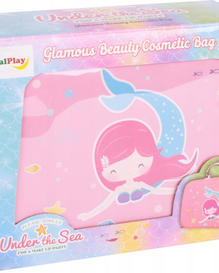 VAIKIŠKAS MAKIAŽO RINKINYS LAGAMINĖLYJE "UNDINĖLĖ" SPALVINGAS