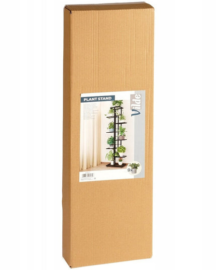 8 pakopų metalinis gėlių stovas vazonams, augalams, gėlytėms