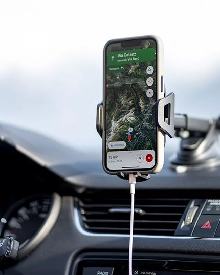 Spacecase automobilinis telefono laikiklis tvirtinamas prie stiklo arba prietaisų skydelio