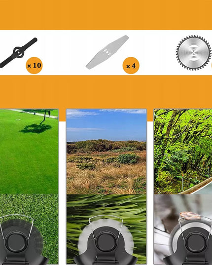 Akumuliatorinė elektrinė žoliapjovė 24V su 2 baterijomis