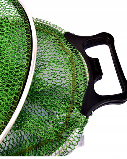 Gumuotas žvejybos tinklas 130 x 40cm, uždaromas, su transportavimo rankenomis