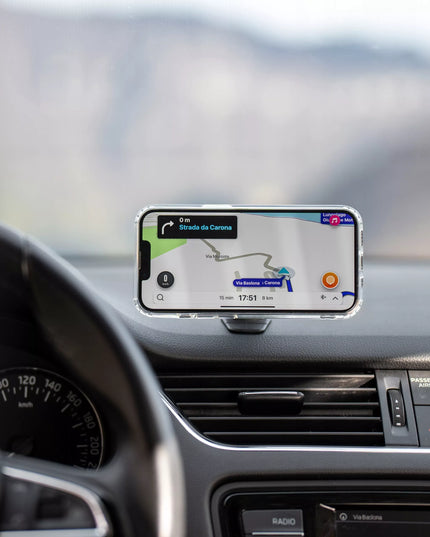 Magnetinis automobilinis telefono laikiklis ant prietaisų skydelio, suderinamas su MagSafe