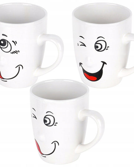 6x Puodeliai BUŹKI rinkinys, puodelis kavai, arbatai, žolelėms