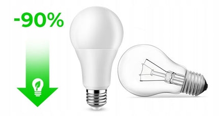 6x LED lemputė E27 A60 15W 1200lm 3 SPALVŲ Energiją taupanti LED BERGE