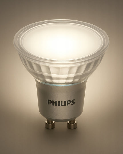 6x LED lemputė GU10 PHILIPS 4,9W 550lm Neutrali spalva 4000k Premium Rinkinys