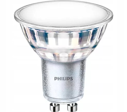 6x LED leputė GU10 PHILIPS 4,9W 550lm šalta spalva 6500K Premium rinkinys