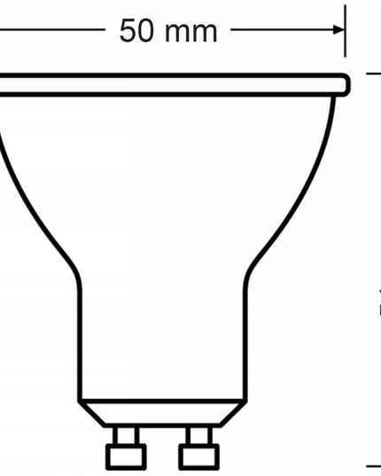 6x LED leputė GU10 PHILIPS 4,9W 550lm šalta spalva 6500K Premium rinkinys