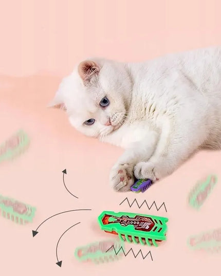7 vnt. tarakonų vabzdžių žaislai katėms kaip Hexbug La Cucaracha