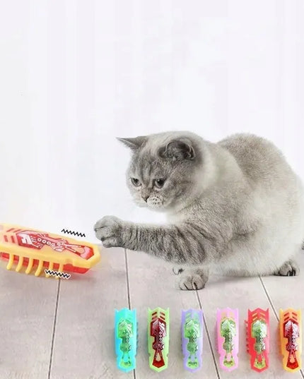7 vnt. tarakonų vabzdžių žaislas katėms, panašus į Hexbug La Cucaracha