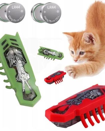 7 vnt. tarakonų vabzdžių žaislas katėms, panašus į Hexbug La Cucaracha