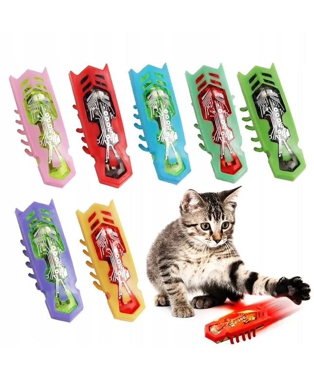 7 vnt. tarakonų vabzdžių žaislas katėms, panašus į Hexbug La Cucaracha