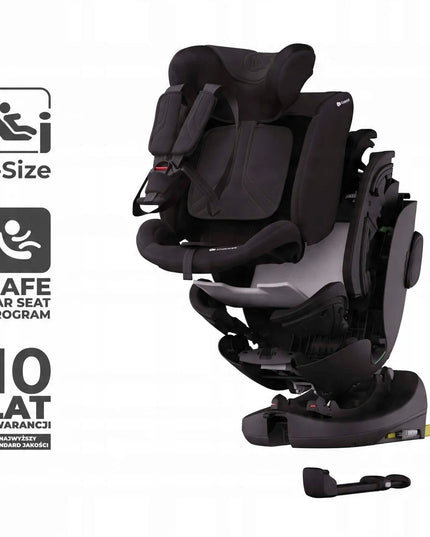 Pasukama automobilinė kėdutė Kinderkraft ENDURA i-Size, 40–150 cm, 0–36 kg, ISOFIX