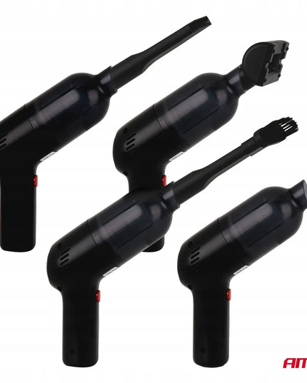 Belaidis bešepetėlinis automobilinis dulkių siurblys AMIO-04416, 70 W, 11 kPa, su HEPA filtru