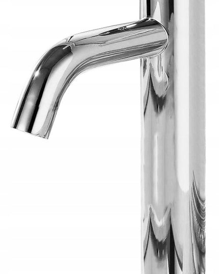 Aukštas praustuvo maišytuvas, chromuotas, montuojamas ant stalviršio, vonios REA LUNGO 28 cm