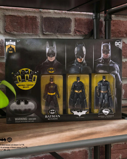 BATMAN DC Comics 3 figūrėlių rinkinys 85-mečio proga 10 cm