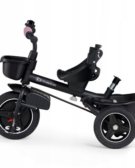 Vaikiškas triratis sulankstomas 5in1 dviratukas-vežimėlis SPINSTEP Kinderkraft rožinis