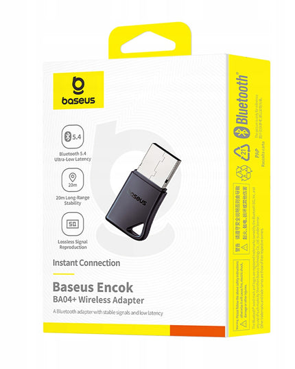 BASEUS Bluetooth 5.4 USB-A Imtuvas Siųstuvas Adapteris Kompiuteriui 20M
