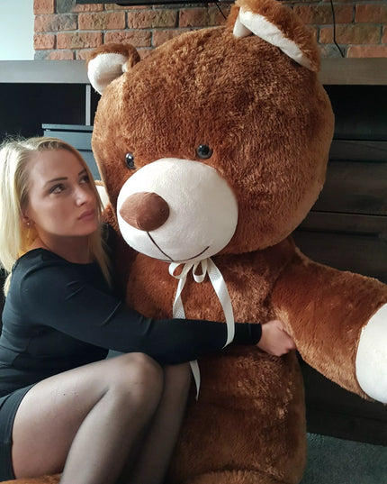 Didelis pliušinis meškiukas – milžiniškas 205 cm žaislas Odol-Plusz