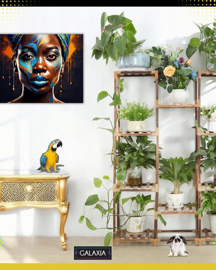 Stovintis gėlių stovas Gėlės Augalai Medinės lentynos