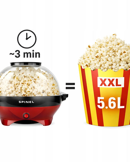 „Spinel Cook“ spragėsių aparatas su funkcionaliu dangčiu, 800 W, 5,5 l