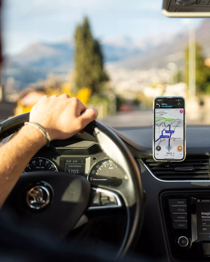 Magnetinis automobilinis telefono laikiklis ant prietaisų skydelio, suderinamas su MagSafe