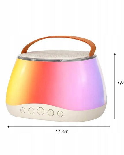 Ikonka KX2860 karaoke rinkinys su „Bluetooth“ garsiakalbiu, LED RGB apšvietimu, 2 mikrofonais ir USB