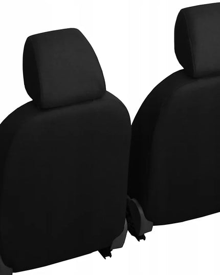 Stori dygsniuoti automobilinių sėdynių užvalkalai „Pok-Ter Motive PT-760“, juodi, universalūs
