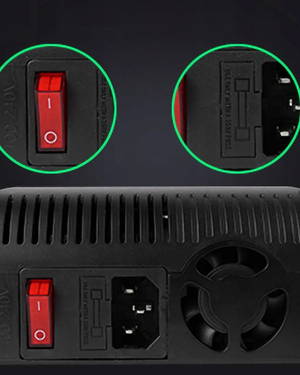 Automatinis išmanusis akumuliatorių įkroviklis 36 V 18 A / 48 V 13 A