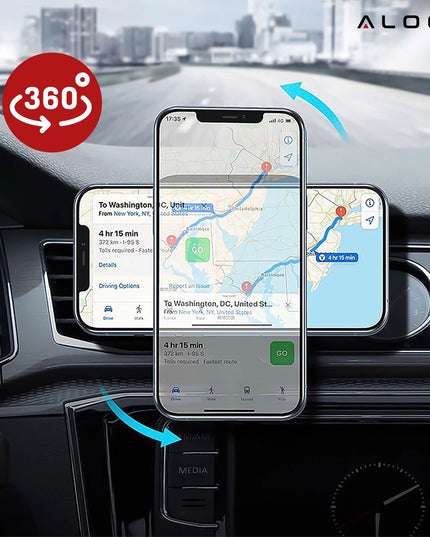 Automobilinis laikiklis MAG SAFE, belaidis įkroviklis 15W, skirtas iPhone 14, 15, 16, 17