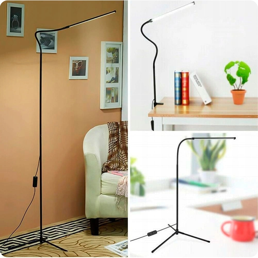 Kosmetinis LED šviestuvas 3in1, stovintis/stalinis, lankstus, blakstienoms ir nagams