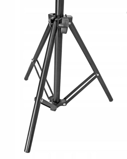 Universalaus 160 cm trikojo stovas su laikikliu fotoaparatui, telefonui ir planšetei, 3,5–10″
