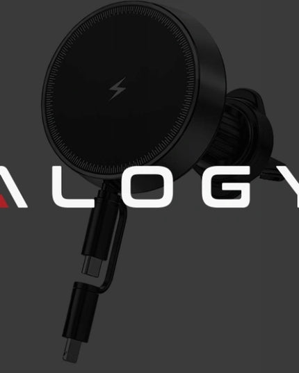 Automobilinis telefono laikiklis MagSafe orų grotelėms su įkrovikliu, skirtas Galaxy S26 S25