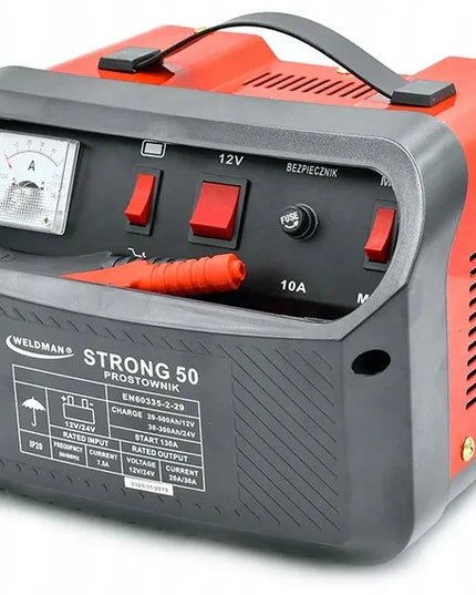 Weldman STRONG 50 103225 akumuliatorių įkroviklis su užvedimo funkcija
