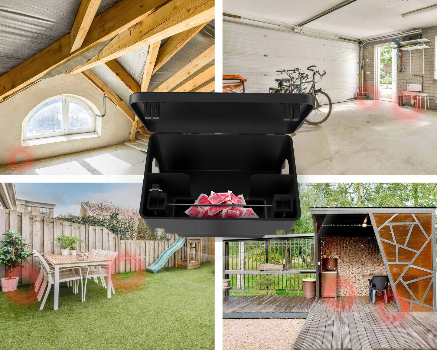 Deratizacijos stotelė
Lesyklėlė nuodams nuo pelių ir žiurkių NO PEST + raktelis