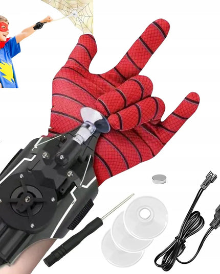 „Spider-Man“ pirštinė su tinklo paleidimo įtaisu – puiki dovana berniukui