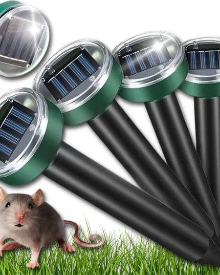 8 vnt. RETOO saulės energija maitinamų kurmių ir pelėnų atbaidytuvų sodui