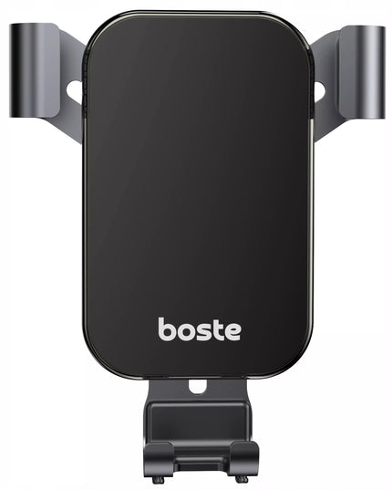 Boste gravitacinis automobilinis telefono laikiklis ventiliacijos grotelėms