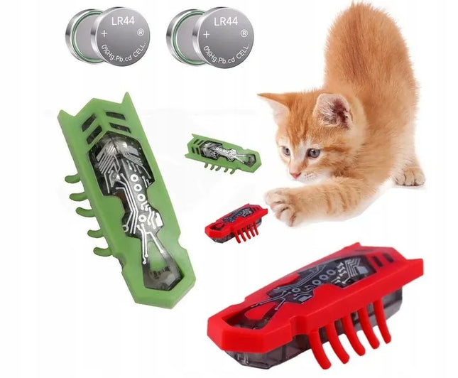 7 vnt. tarakonų vabzdžių žaislai katėms kaip Hexbug La Cucaracha