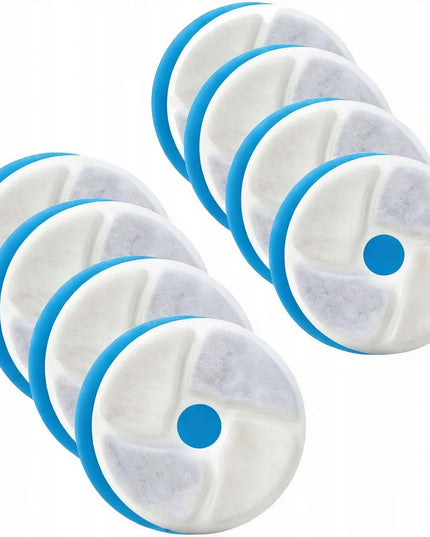 8 vnt. fontano filtrai katėms ir šunims, 10,5 cm