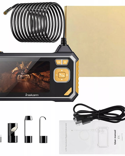 RETOO apžiūros kamera endoskopas 3M LCD HD 4,3" 8MM FULL HD 360° MICRO SD 64GB