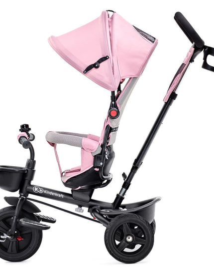 Vaikiškas 6in1 triratukas-vežimėlis AVEO Kinderkraft rožinis