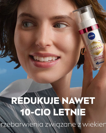 NIVEA Luminous 630 Anti-age 2w1 serumas nuo pigmentinių dėmių ir raukšlių, 30 ml