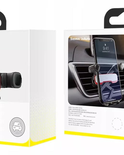 BASEUS gravitacinis automobilinis telefono laikiklis ventiliacijos grotelėms