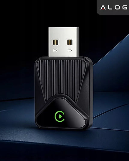 Belaidis Micro CarPlay Android Auto adapteris su Wi-Fi ir Bluetooth moduliu