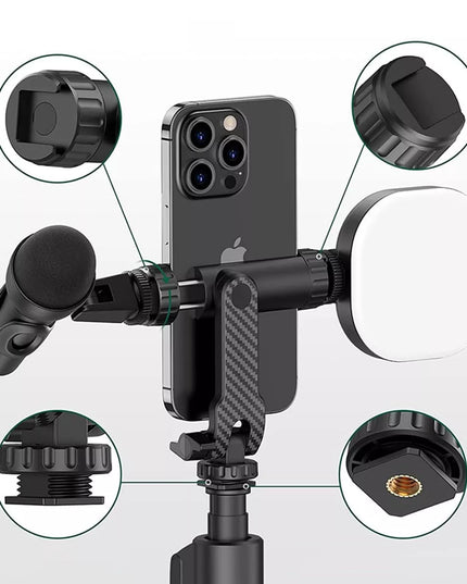 Telefono laikiklis trikojui adapteris fotoaparatui 1/4 colio sriegis universalus